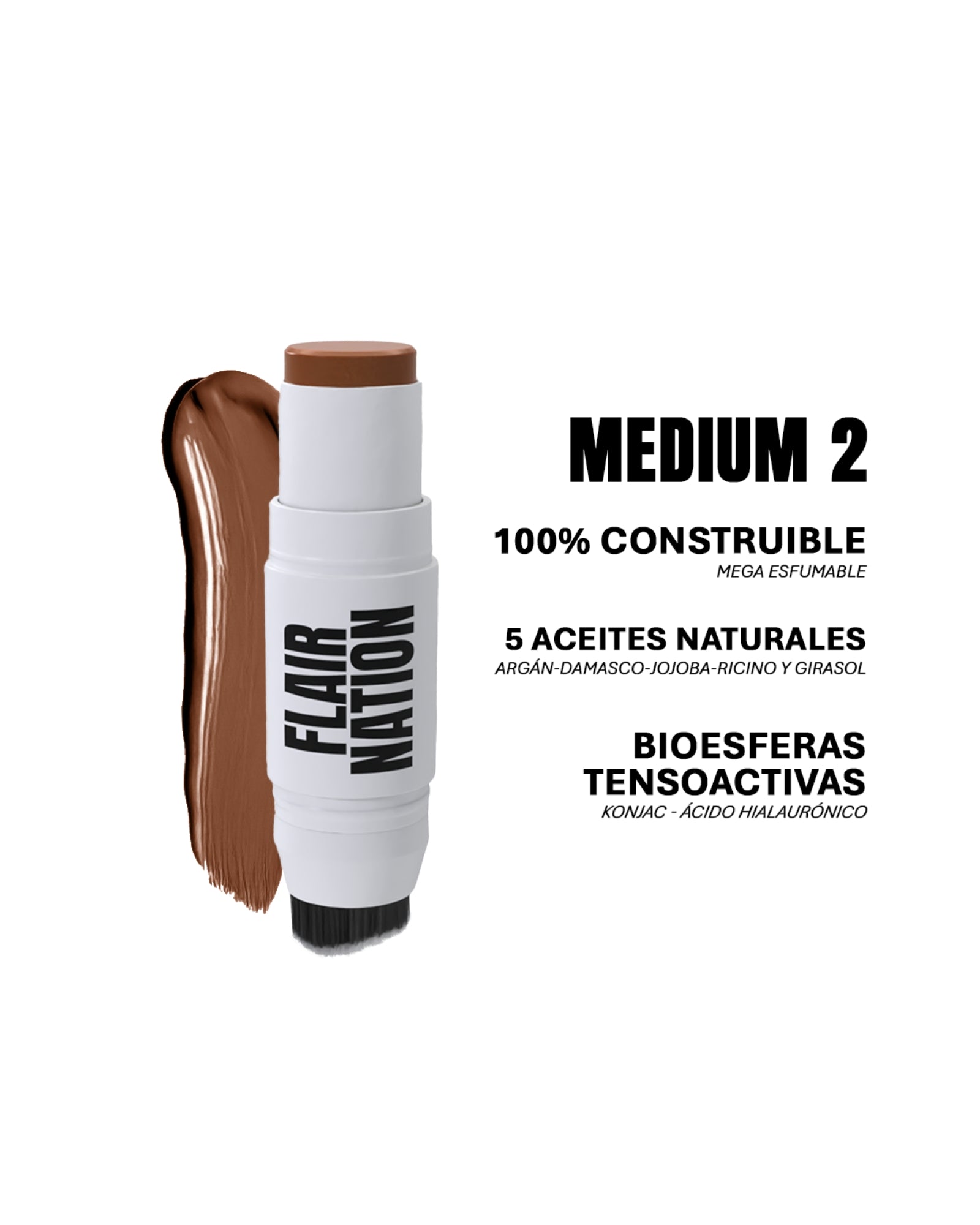 Bronzer y Contorno Sculpting Sticks Flair Nation