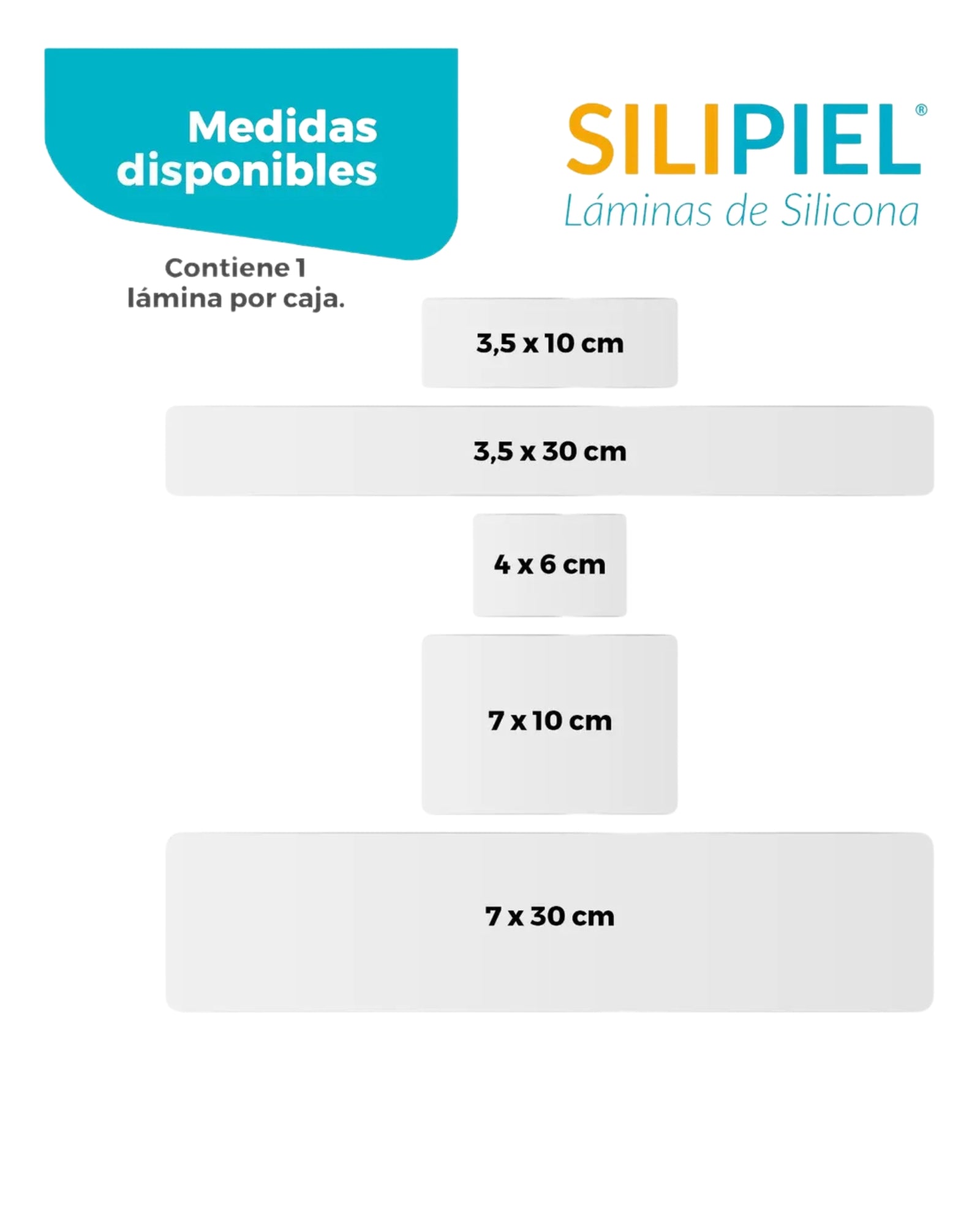 Silipiel® Láminas de Silicona para Cicatrices