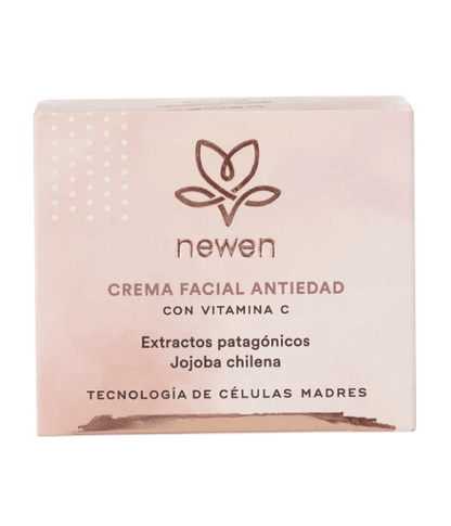 Crema Facial Antiedad Intensiva Células Madres con Vitamina C. Newen