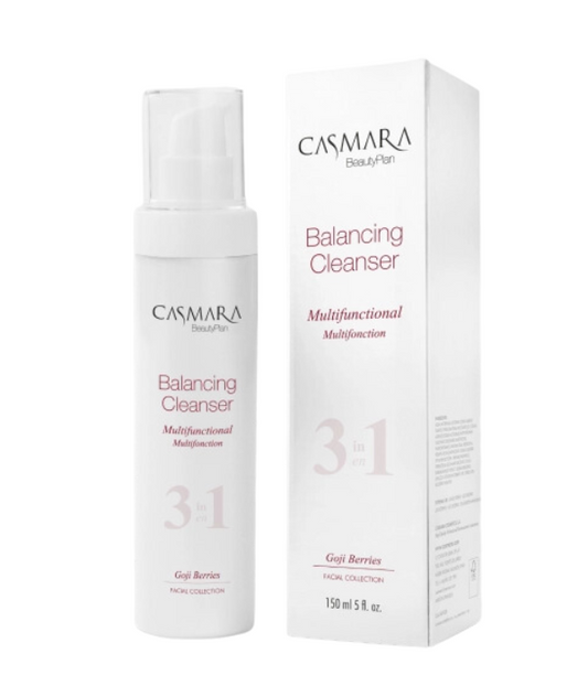 Balancing Cleanser Goji - Limpiador Emoliente y Equilibrante de 150 ml, 3 en 1, CASMARA