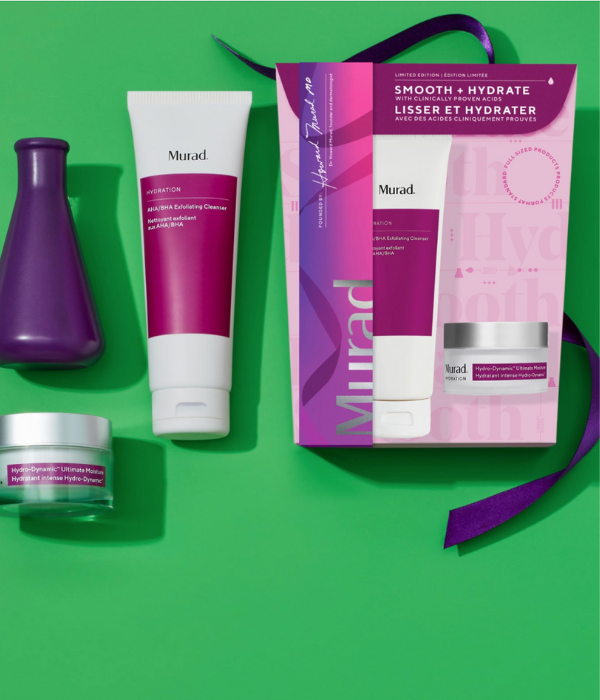 Set 2 Productos Smooth + Hydrate with Clinically Proven Acids. Murad