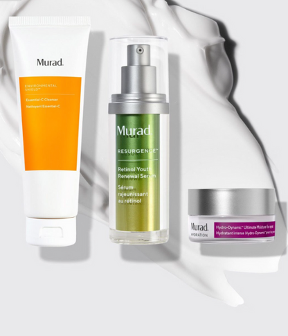 Set 3 Productos Rejuvenate + Replenish with Healthy Skin Fundamentals. Murad