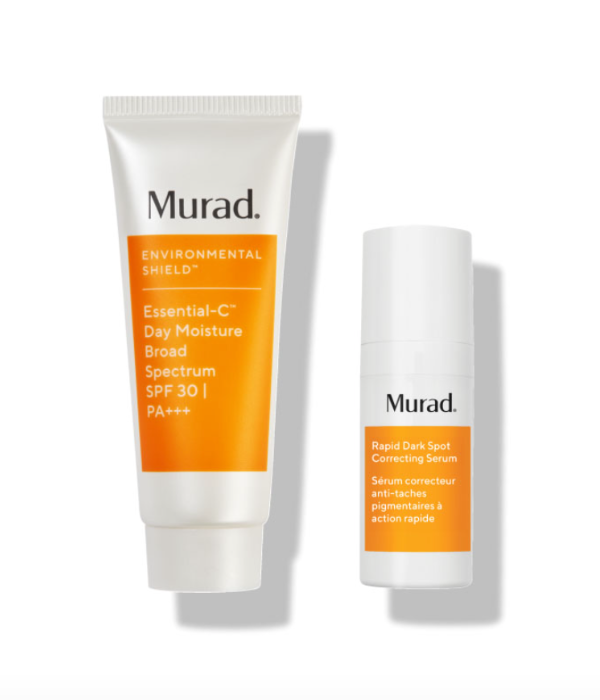 Set 2 Productos Tamaño Viaje, Protect + Correct with Advanced Brighteners Murad