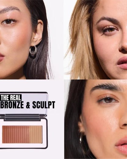 Bronzer en Polvo The Real Bronze &amp; Sculpt Flair Nation