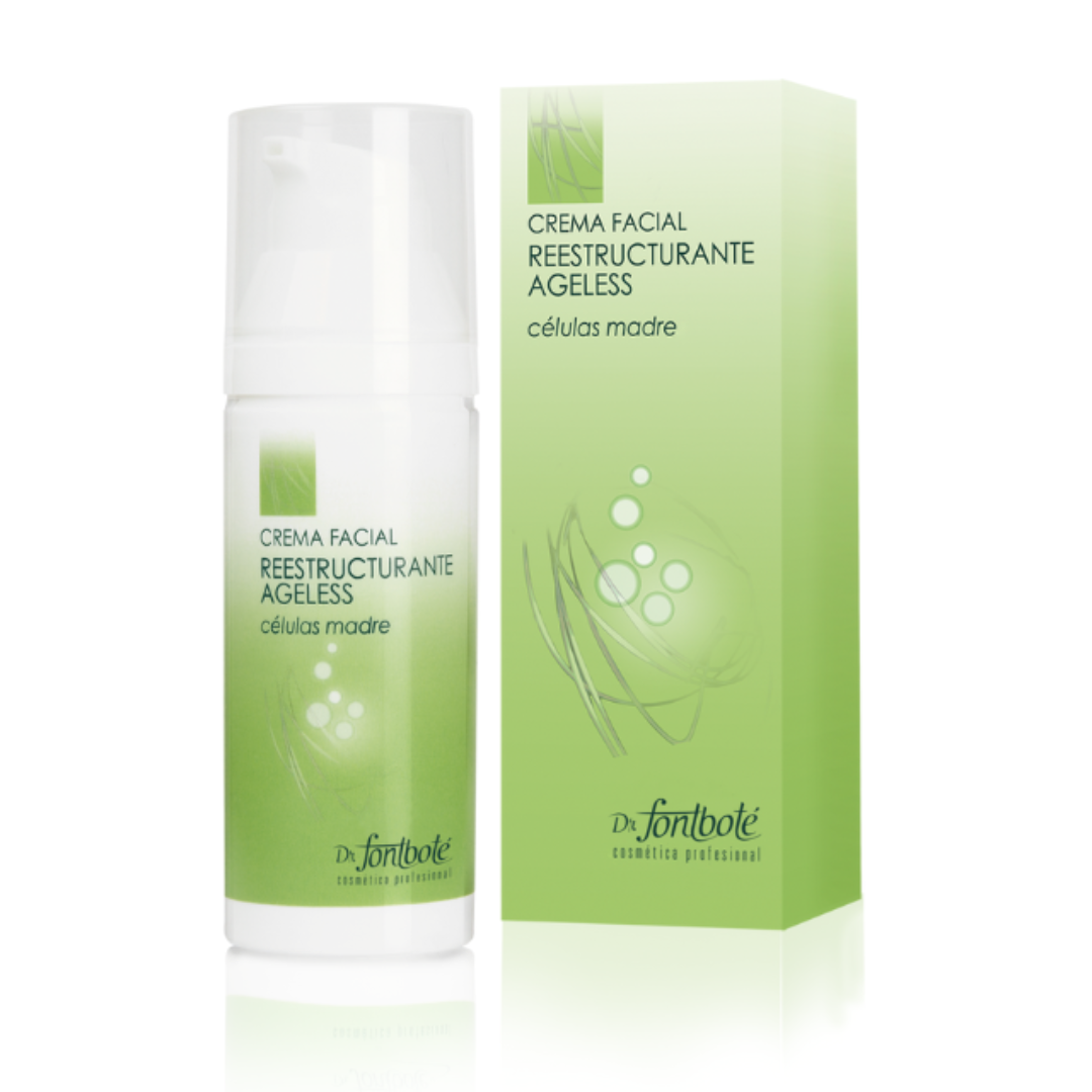 Kit Células Madres 2 Productos: Crema + Suero Facial Reestructurante Ageless Células Madres, Skincare, Antiage Antiedad, Antiarrugas, Antienvejecimiento, Premium, Dr. Fontboté