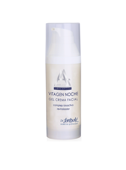 Línea Anti-Age, Vitagen Noche Crema Facial, Complejo Bioactivo Revitalizador, Anticontaminación Dr. Fontboté