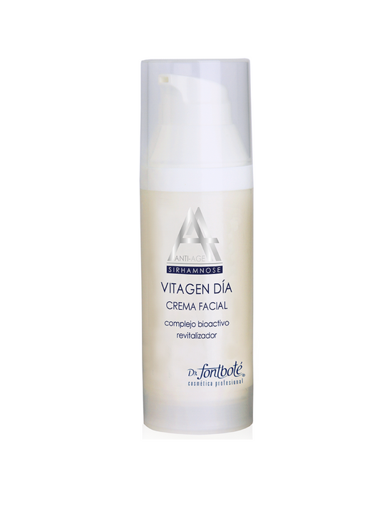 Línea Anti-Age, Vitagen Día Crema Facial, Complejo Bioactivo Revitalizador, Anticontaminación Dr. Fontboté