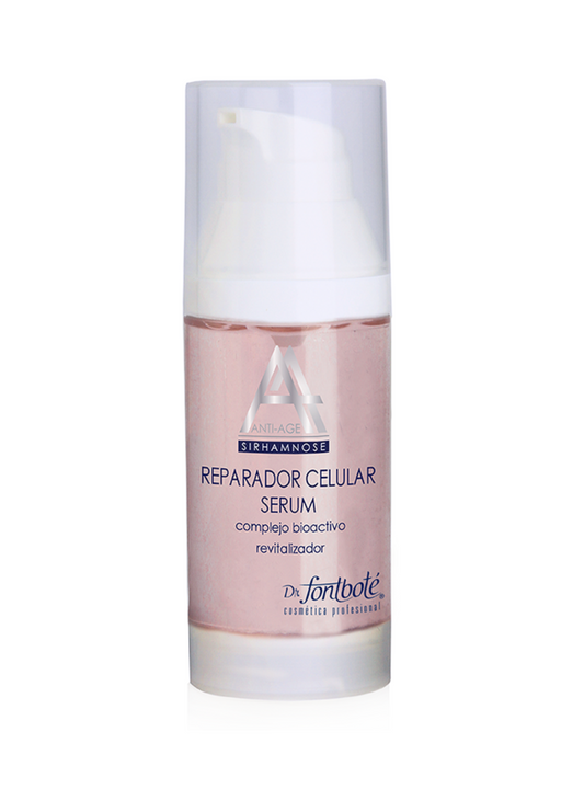 Línea Anti-Age, Reparador Celular Serum  SIRHAMNOSE, Complejo Bioactivo Revitalizador, Anticontaminación Dr. Fontboté