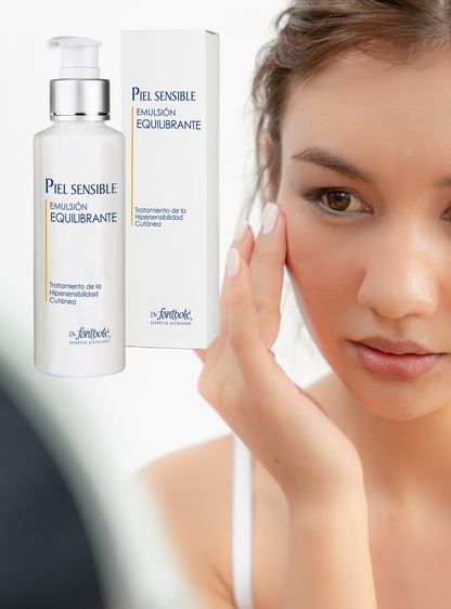 Línea Piel Sensible, Emulsión Facial Equiibrante para Piel Sensible y Delicada. Dr. Fontboté