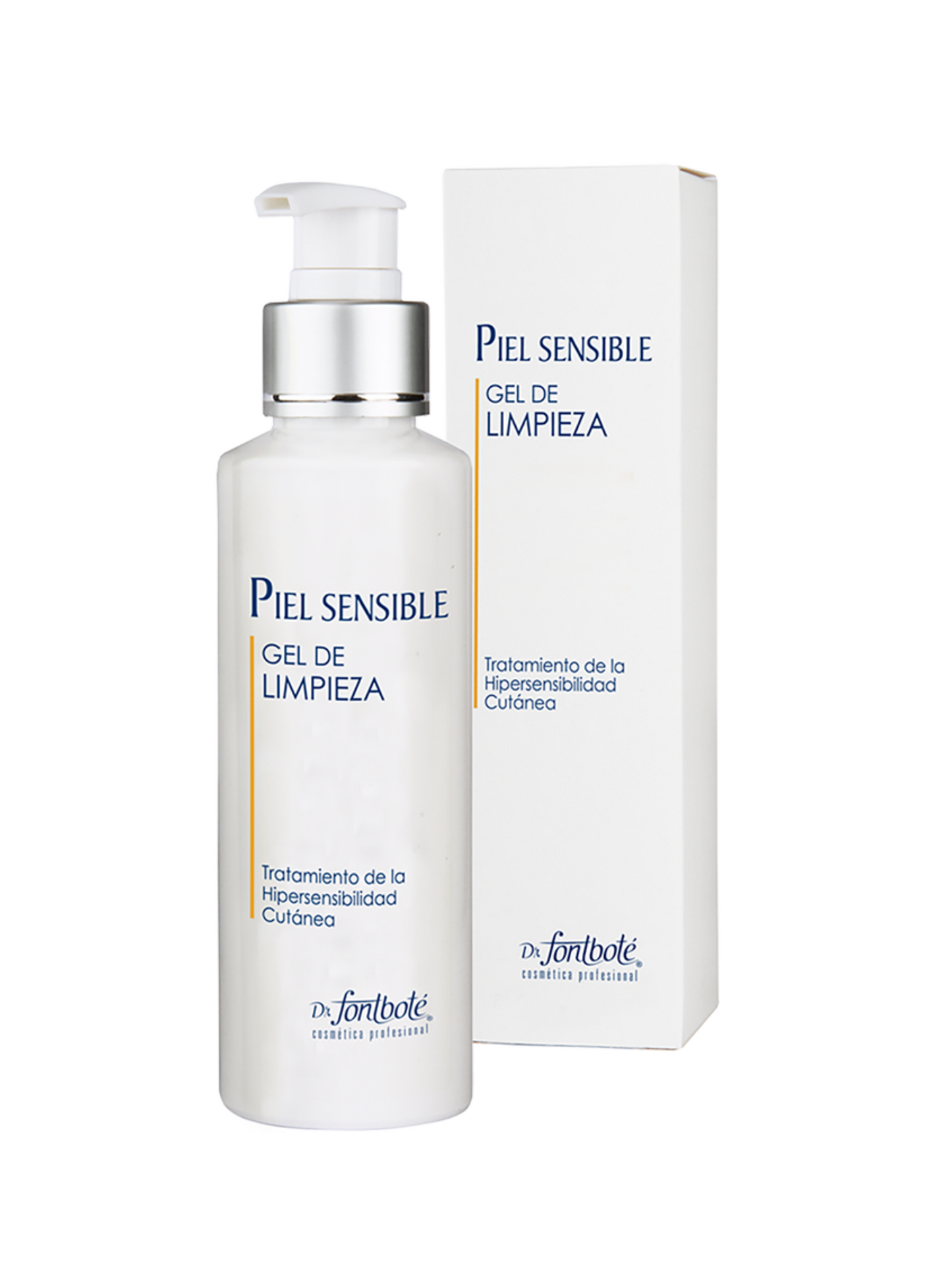 Línea Piel Sensible, Gel de Limpieza para Piel Sensible y Delicada. Dr. Fontboté