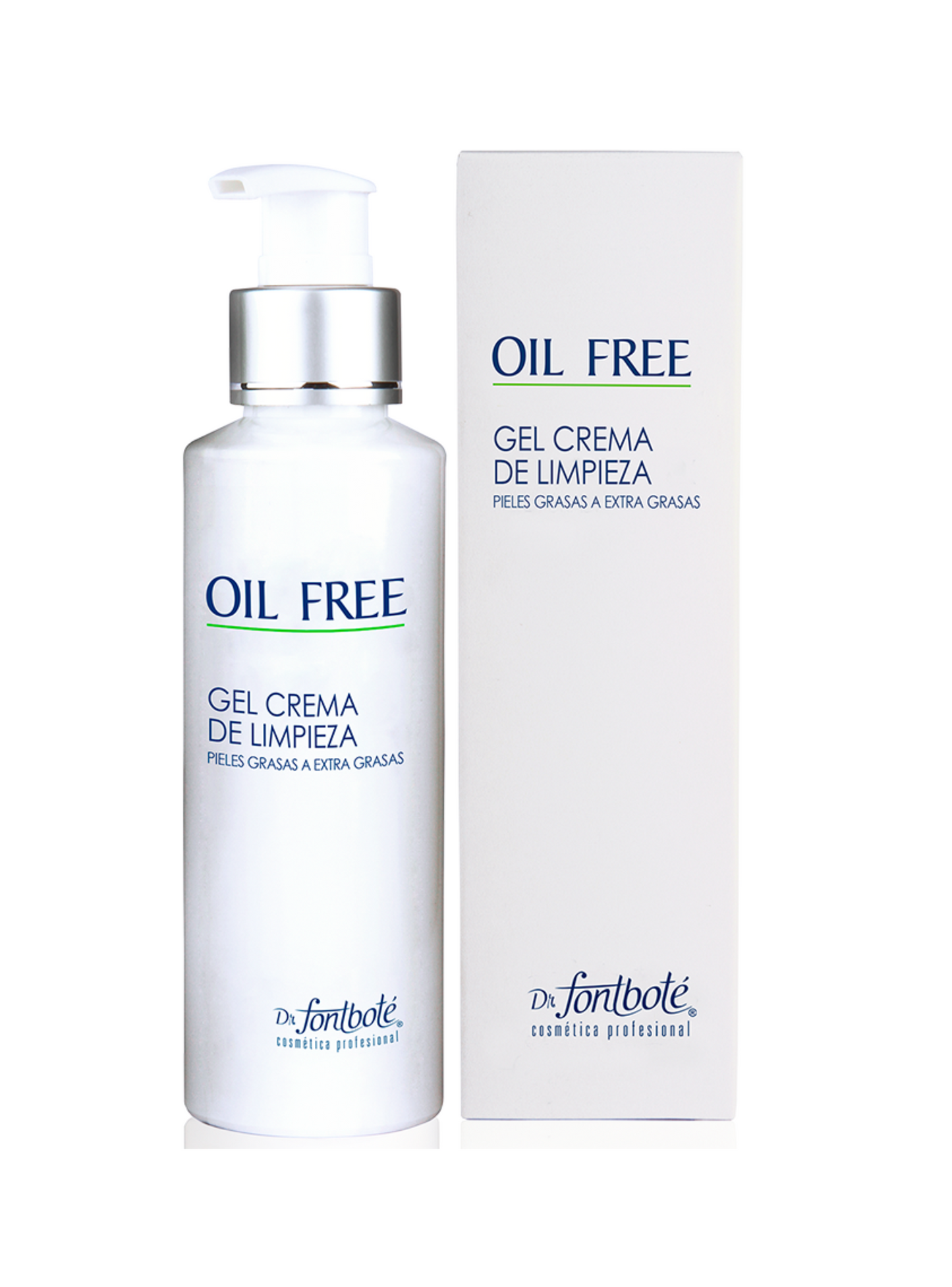 Gel Crema de Limpieza para Piel Grasa, Oil Free. Dr. Fontboté