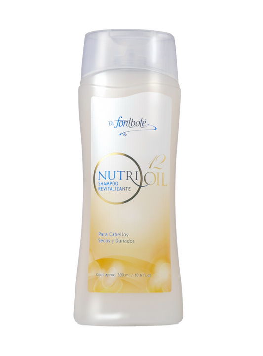 Shampoo  Nutri Oil Revitalizante. Protección, Humectación para Cabellos Secos y Dañados. Dr. Fontboté