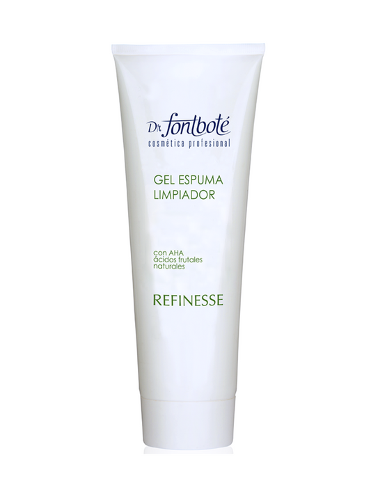 Línea Refinesse, Gel Espuma Limpiador con Aha 185ml, Dr. Fontboté