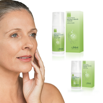 Kit Células Madres 2 Productos: Crema + Suero Facial Reestructurante Ageless Células Madres, Skincare, Antiage Antiedad, Antiarrugas, Antienvejecimiento, Premium, Dr. Fontboté