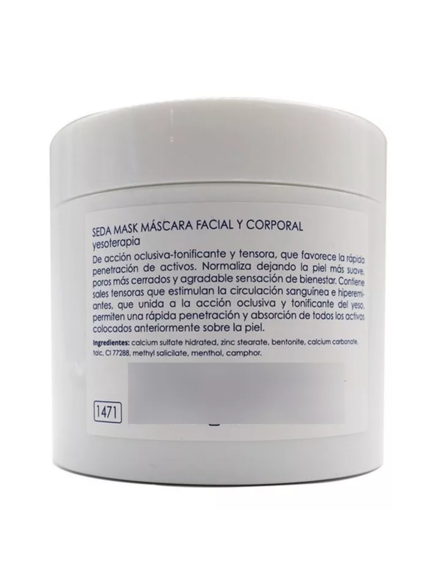 Máscara Seda Mask Facial y Corporal. Dr. Fontboté