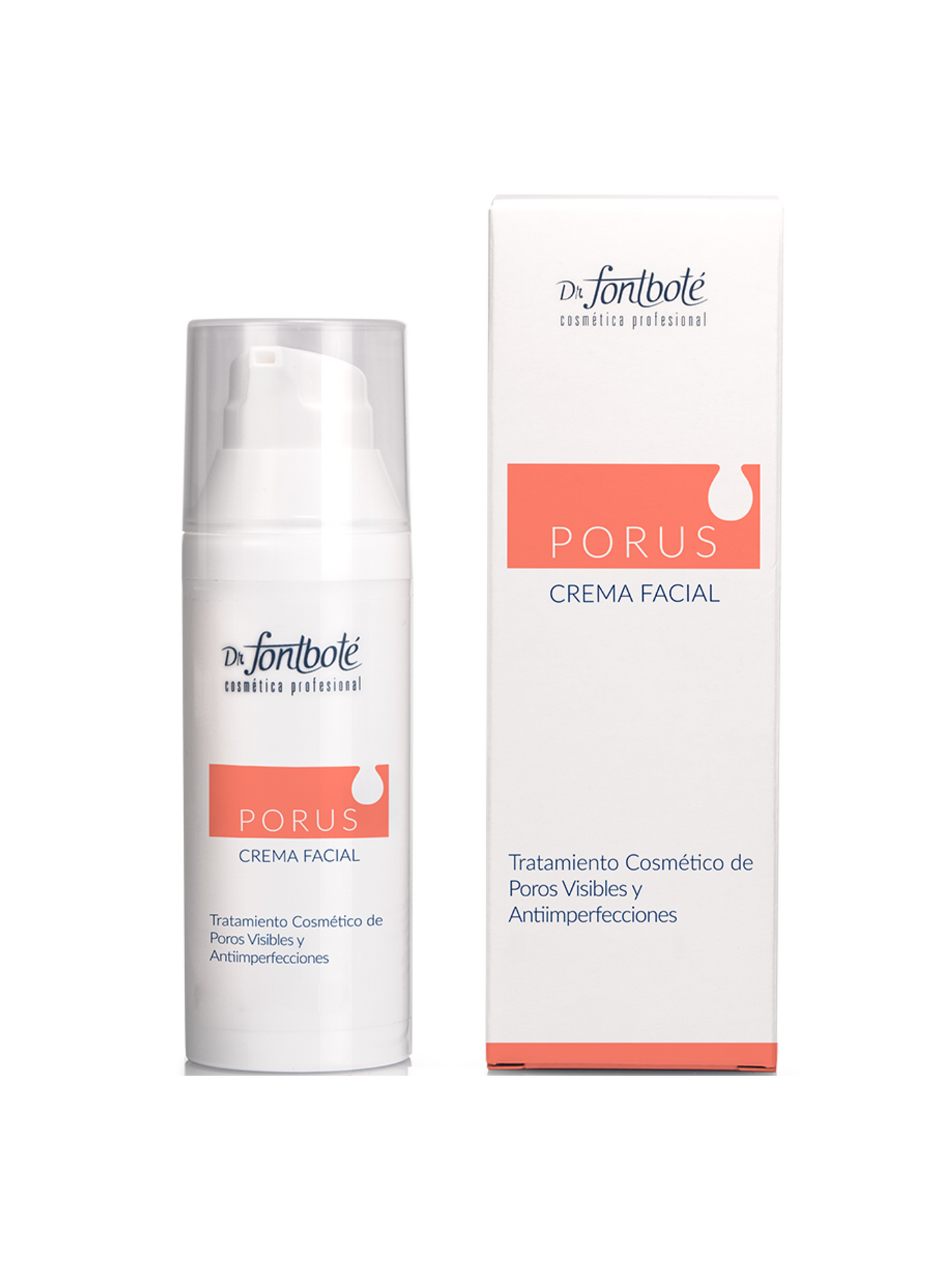 Línea Dermocosmética , Porus Crema Facial, para Poros Visibles y Anti imperfecciones, Dr. Fontboté