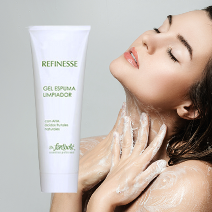 Línea Refinesse, Gel Espuma Limpiador con Aha 185ml, Dr. Fontboté