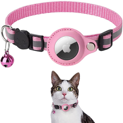 Collar Rastreador para Gatos y Perros con estuche para Airtag (No incluye Airtag)