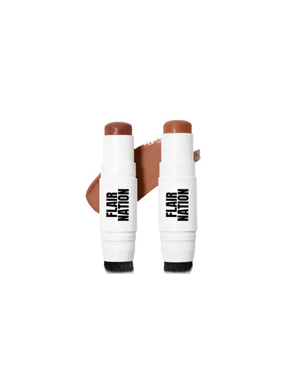 Bronzer y Contorno Sculpting Sticks Flair Nation
