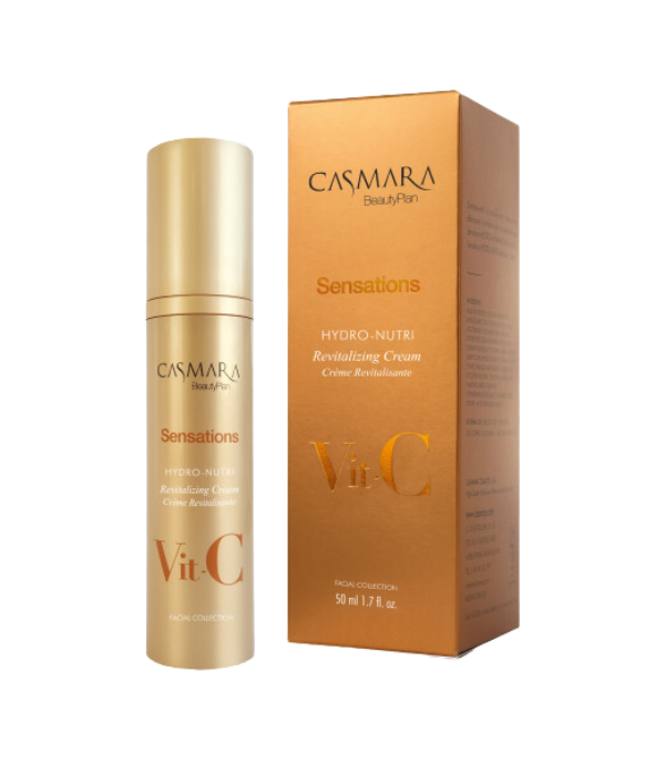 Línea Sensations Crema Revitalizante Vitamina C. Hydro-Nutri Revitalizing Cream. CASMARA