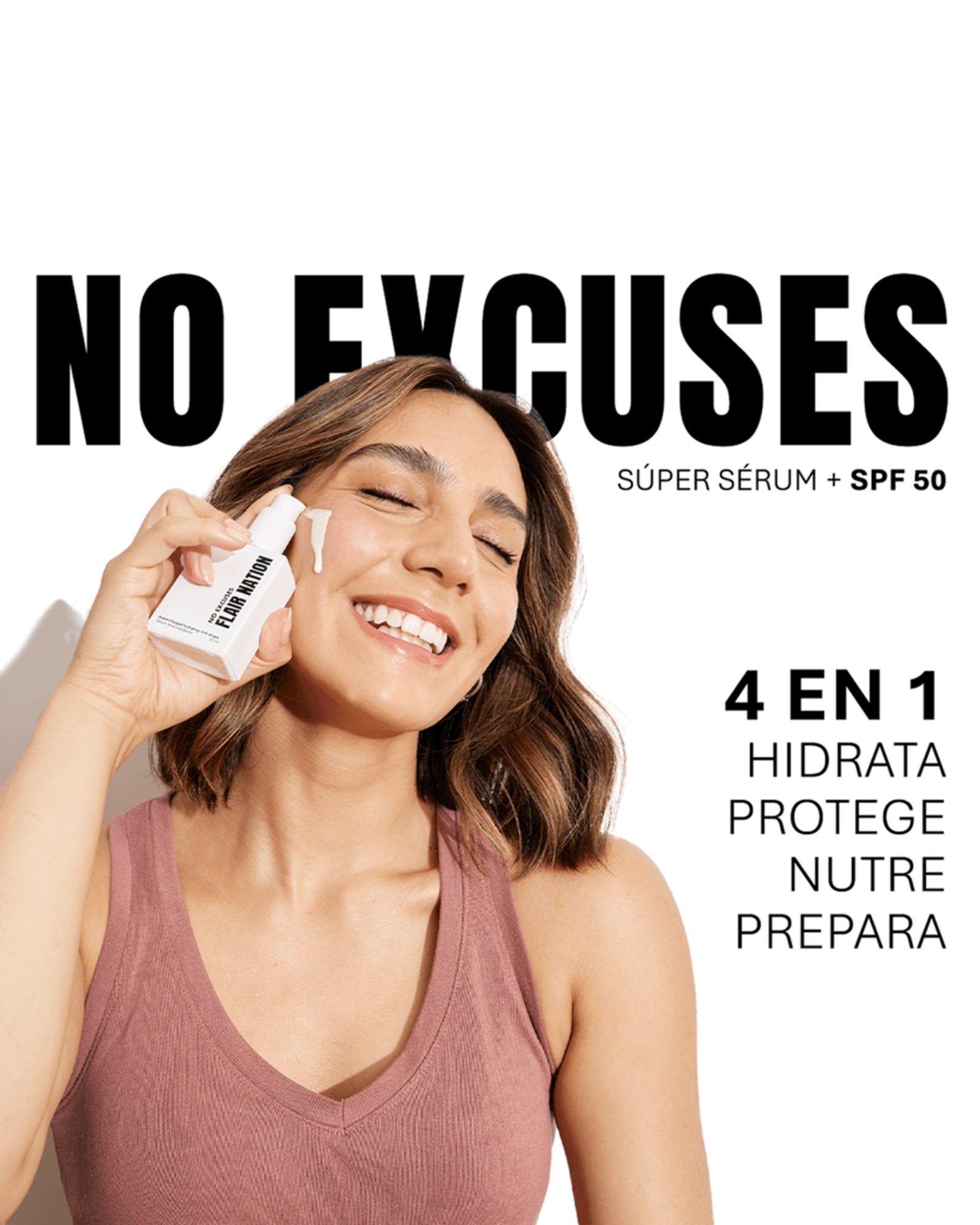 Serum Hidratante No Excuses SPF 50