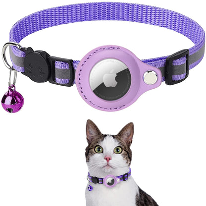 Collar Rastreador para Gatos y Perros con estuche para Airtag (No incluye Airtag)