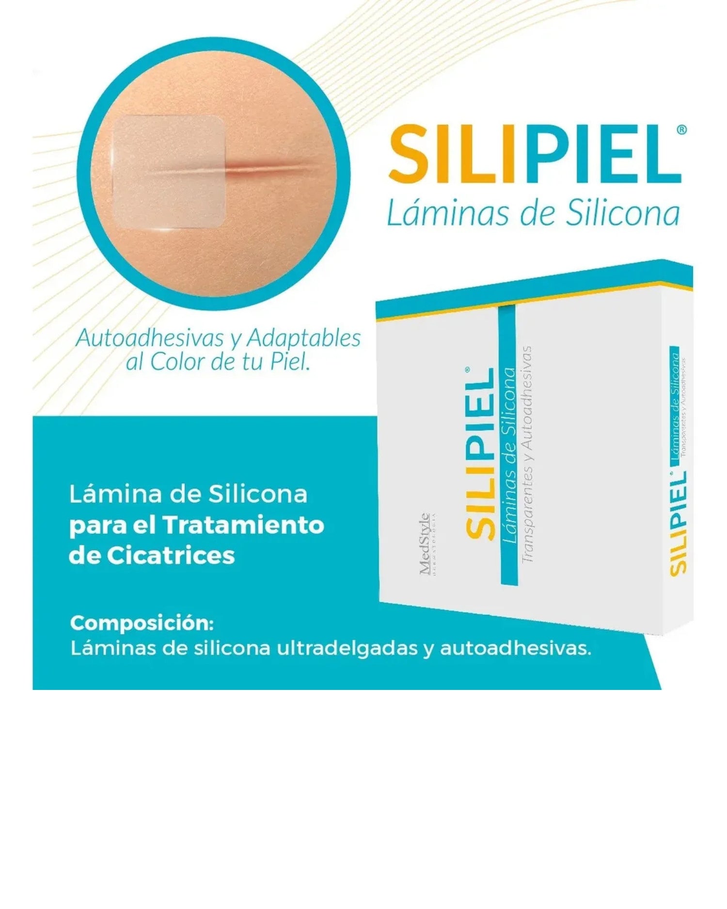 Silipiel® Láminas de Silicona para Cicatrices